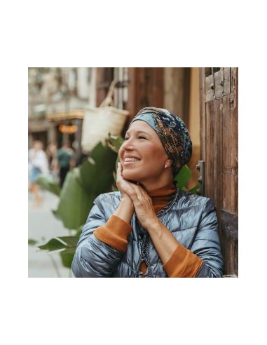 Pañuelo oncológico Susan Print