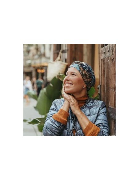 Pañuelo oncológico Susan Print