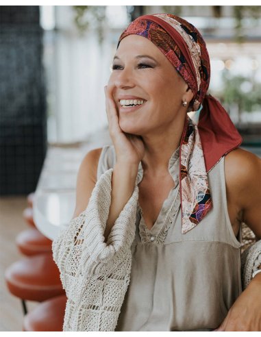 Pañuelo oncológico  Doris Print