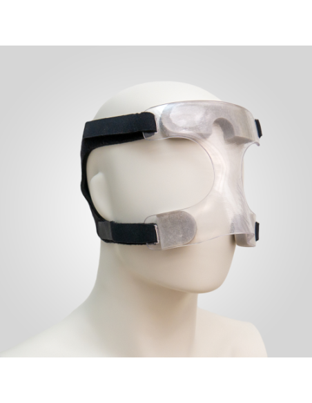 Mascara de protección facial transparente
