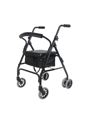 Andador de 6 ruedas de aluminio