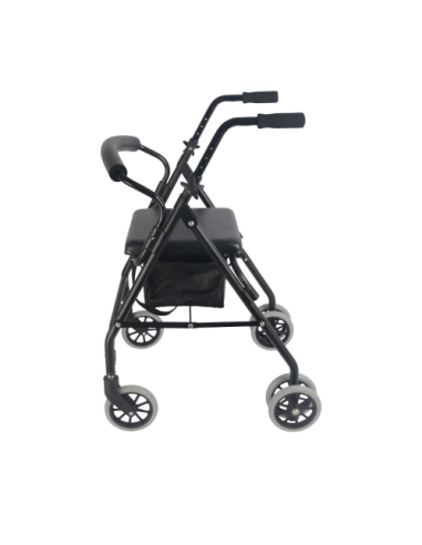 Andador de 6 ruedas de aluminio