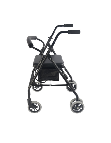 Andador de 6 ruedas de aluminio