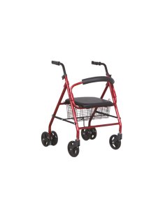 Andador de 6 ruedas freno por presión