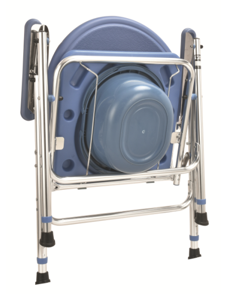 Silla de inodoro plegable