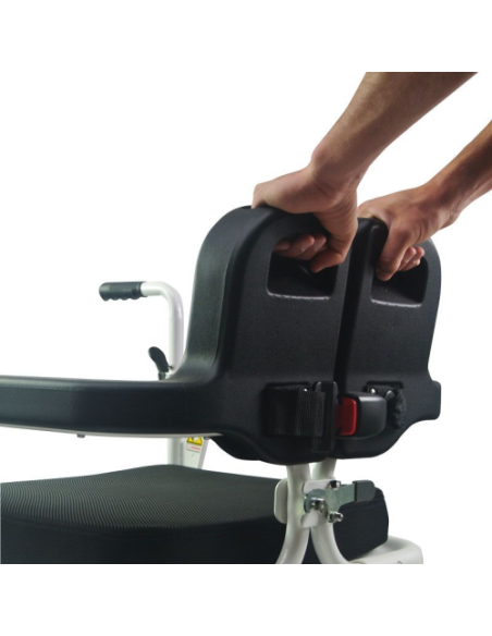 Silla de ducha y transferencia eléctrica