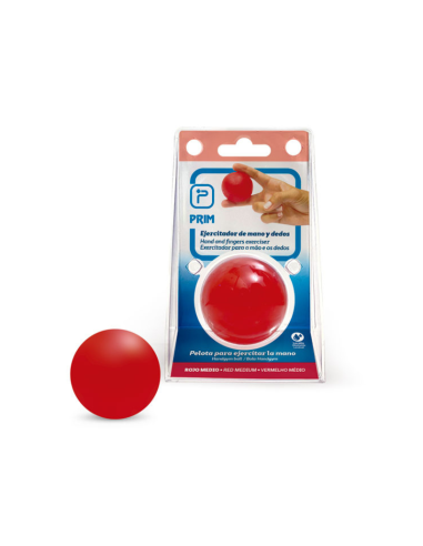 Ejercitador de mano y dedos - roja