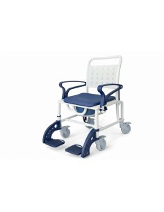 Silla de ducha con inodoro autopropulsable