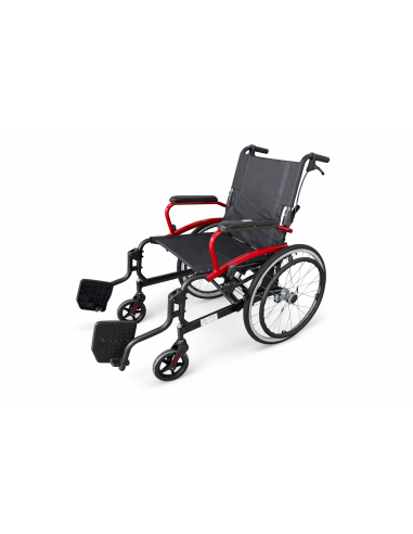 Silla de ruedas de aluminio