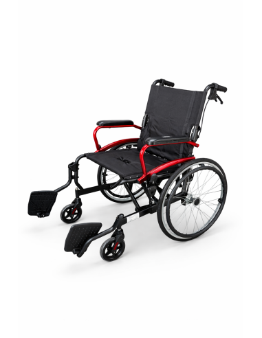 Silla de ruedas de aluminio