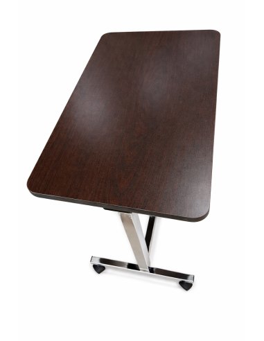 Mesa auxiliar con ruedas y regulable