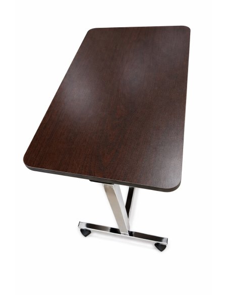 Mesa auxiliar con ruedas y regulable