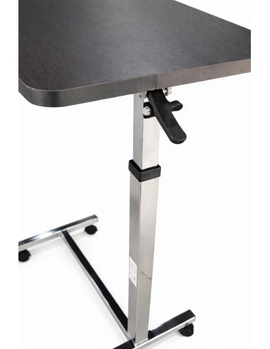 Mesa auxiliar con ruedas y regulable