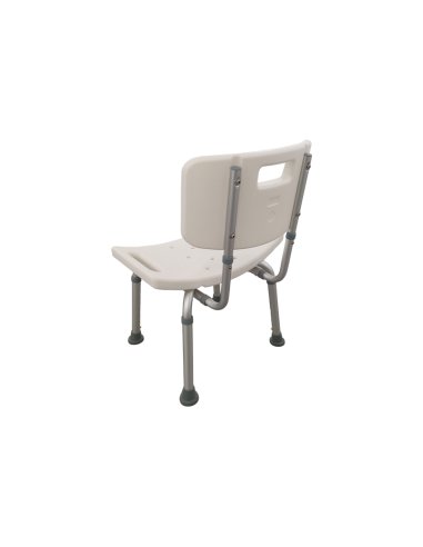 Taburete de baño con respaldo