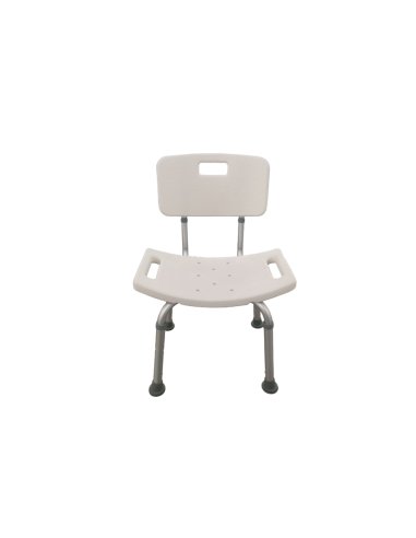 Taburete de baño con respaldo