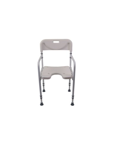 Silla de baño en forma de U regulable