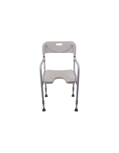 Silla de baño en forma de U regulable