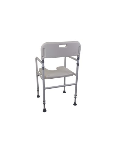 Silla de baño en forma de U regulable