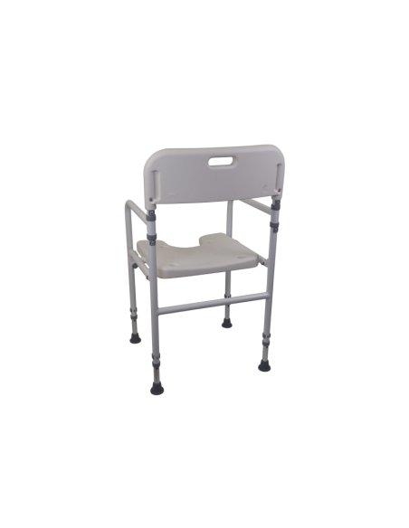 Silla de baño en forma de U regulable