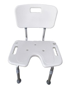 Taburete con respaldo forma U