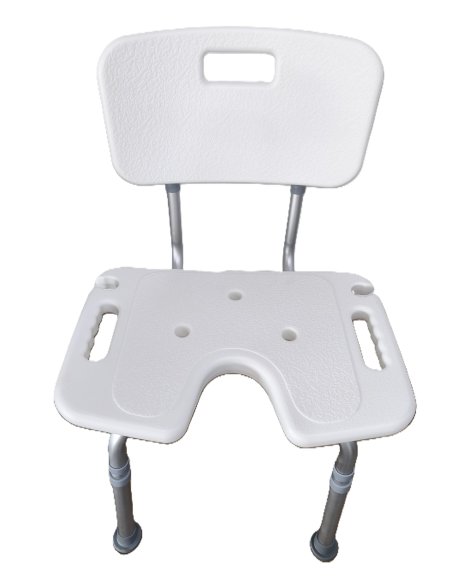 Taburete con respaldo forma U