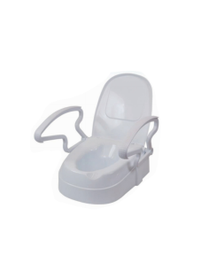 Alza wc con tapa y apoyabrazos abatibles